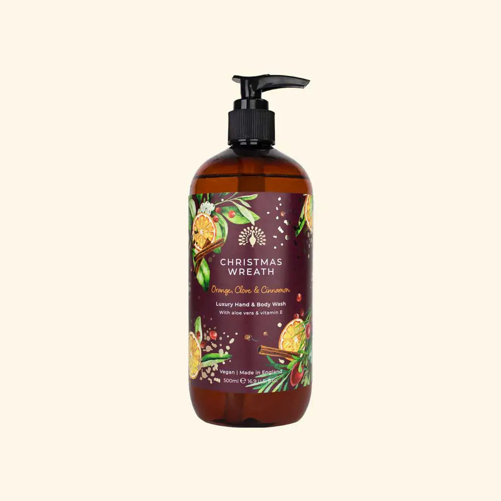 Christmas Tidings Christmas Wreath Hand and Body Wash