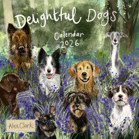 Delightful Dogs 2026 Alex Clark Calendar