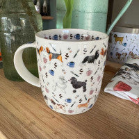 Dogs & Coffee Mug