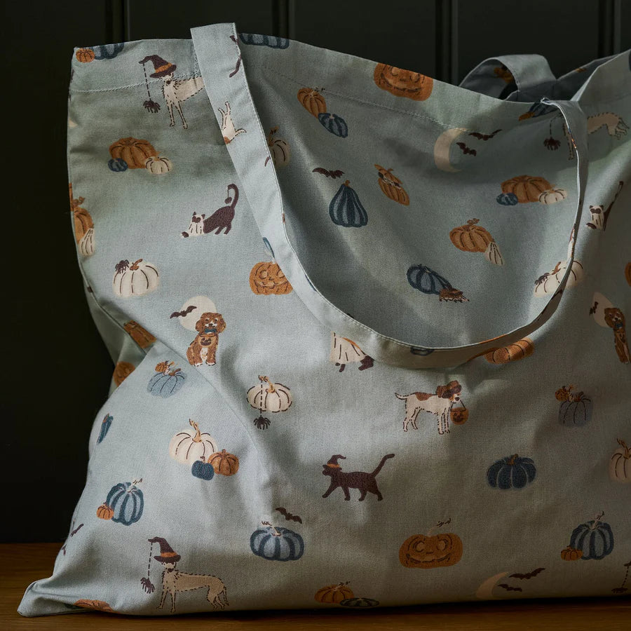 Paws and Pumpkins Folding Shopping Bag