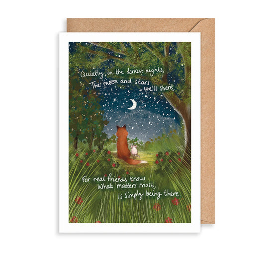 SIMPLY BEING THERE GREETINGS CARD