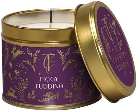 Country Candle Co - Enchanted Woodland Figgy Pudding Tin Candle