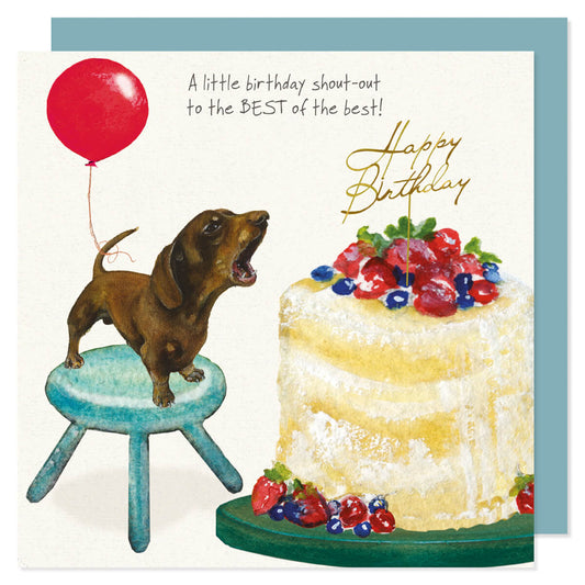 Card - Dachshund Birthday Card by the Little Dog Laughed