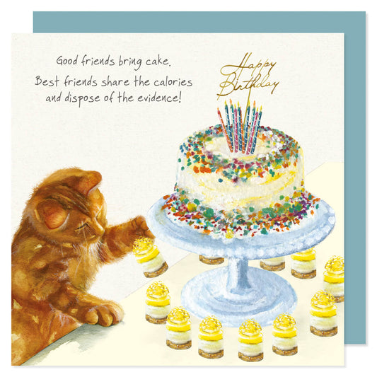 Card - Ginger Kitten Birthday Card by the Little Dog Laughed