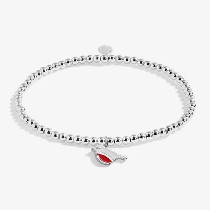 Kids' Christmas Cracker 'Christmas Robin' Bracelet