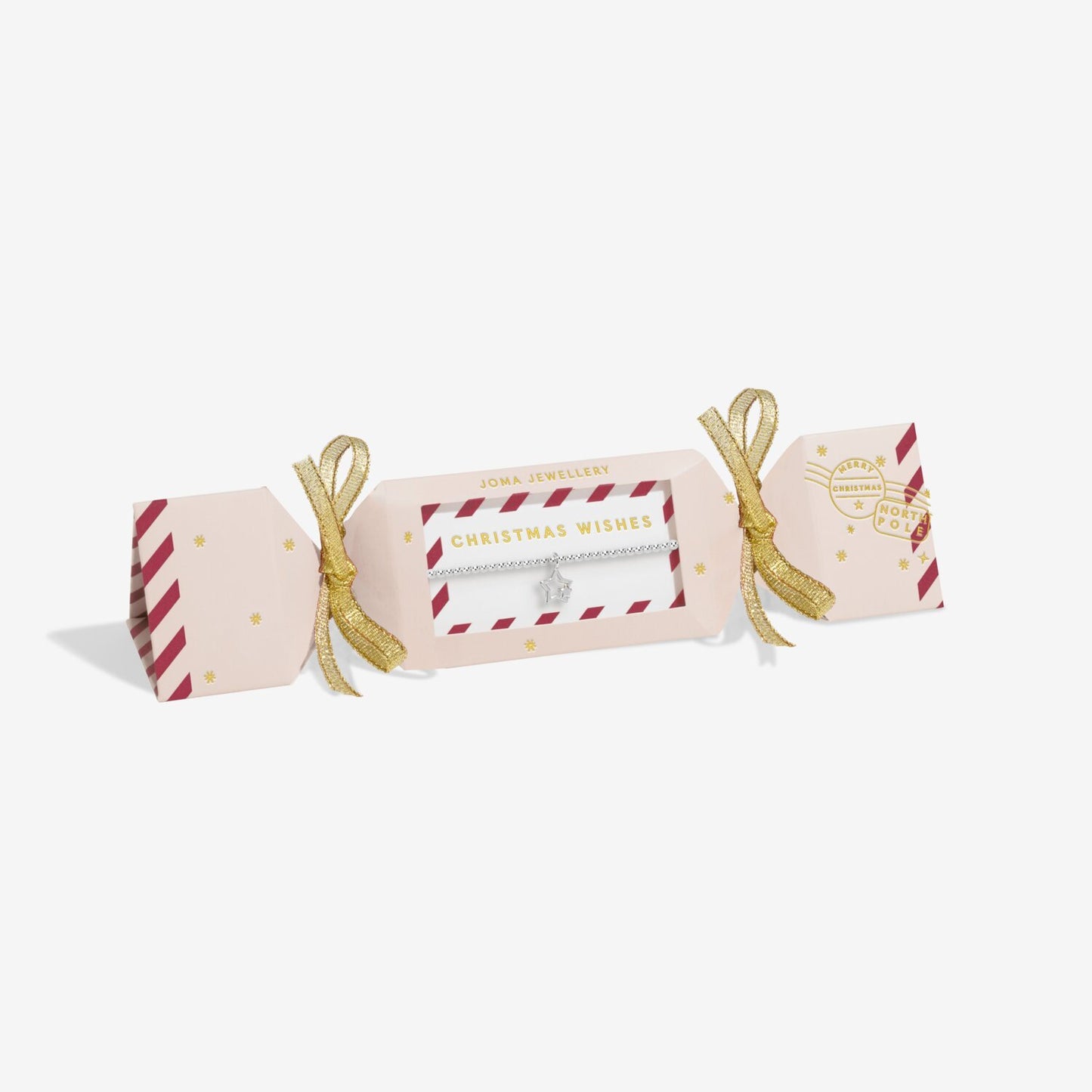 Kids' Christmas Cracker 'Christmas Wishes' Bracelet