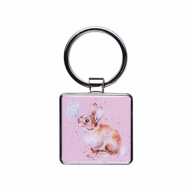 Wrendale ‘I Spy a Butterfly’ Rabbit Keyring