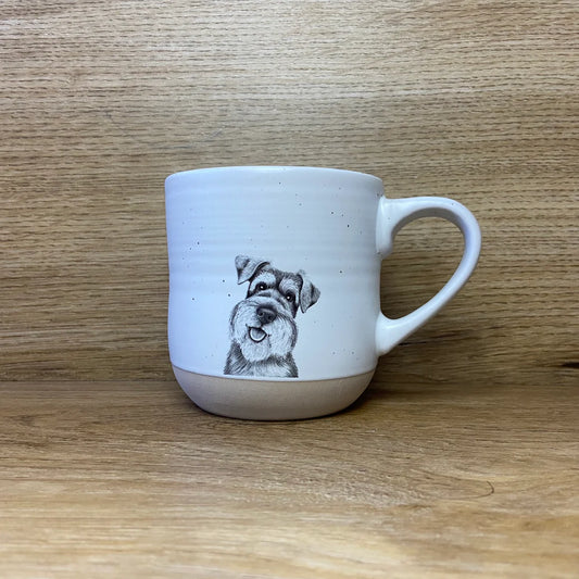 Scout Schnauzer Dog Stoneware mug