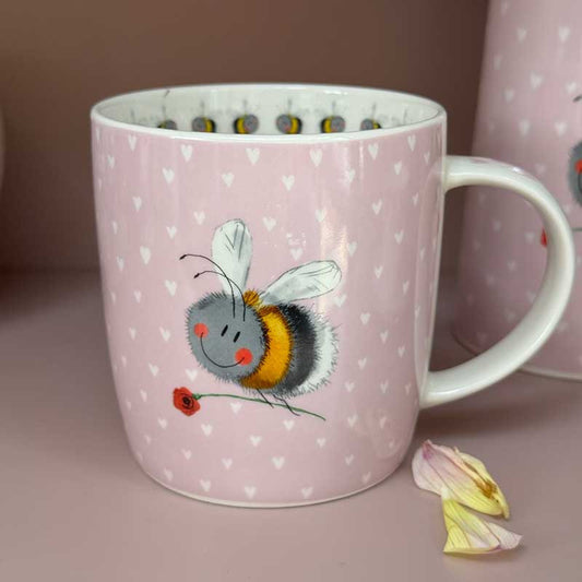 Bee & Flower Mug