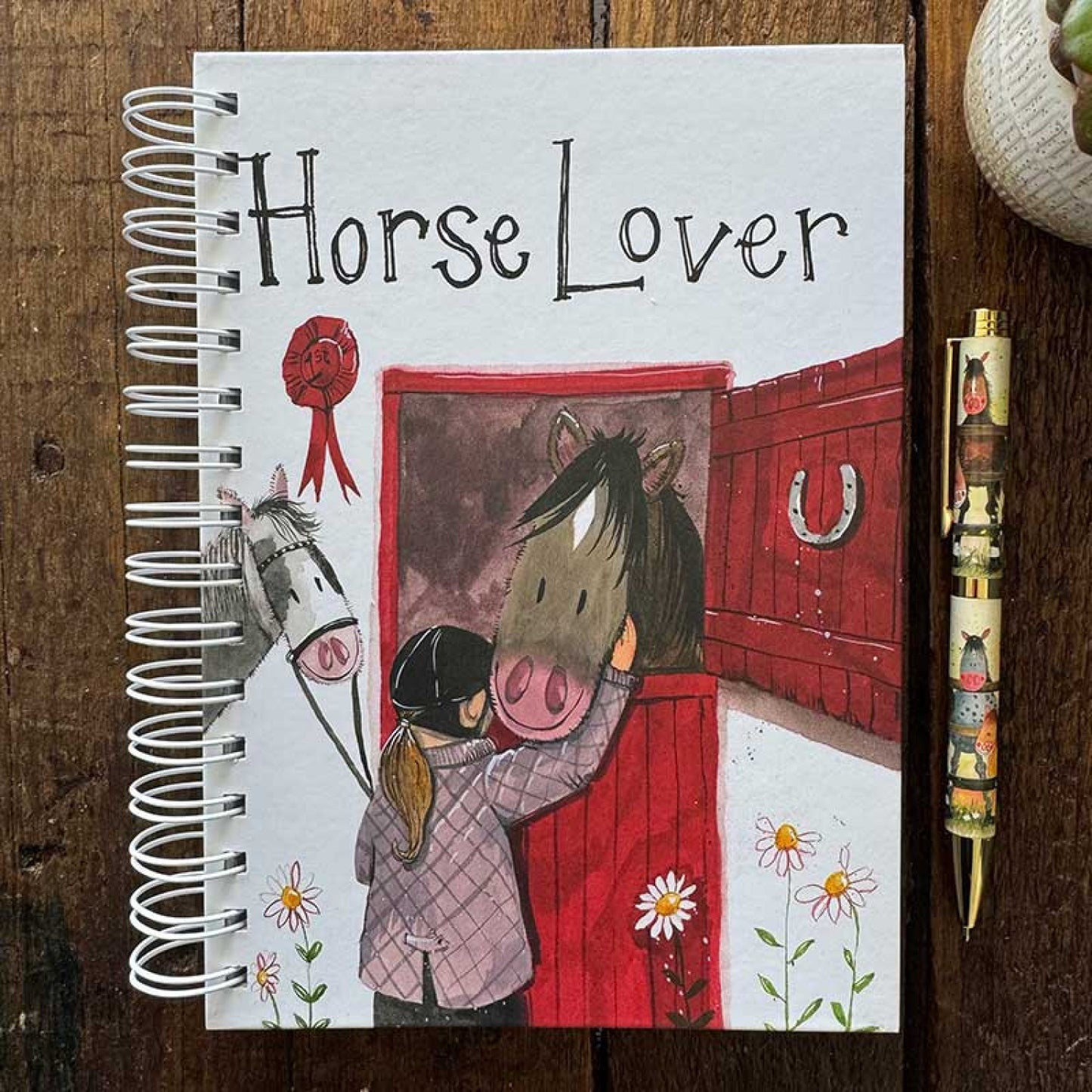 Horse Lover Spiral Journal
