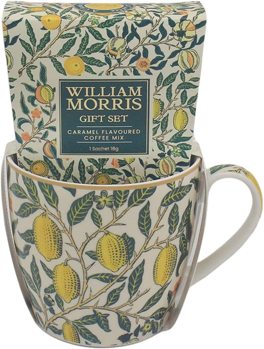 William Morris Coffee & Art Gift Set Mug - Lemons