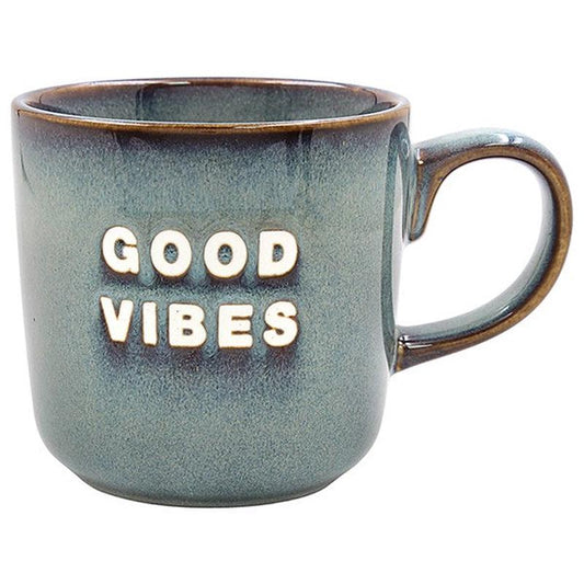 Good Vibes - Reactive Glaze Tea/Coffee Mug
