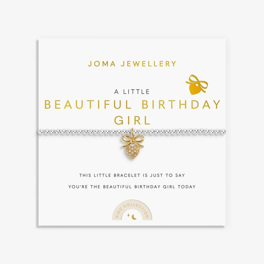 Joma Jewellery Kids A Little ’Beautiful Birthday Girl’ Bracelet