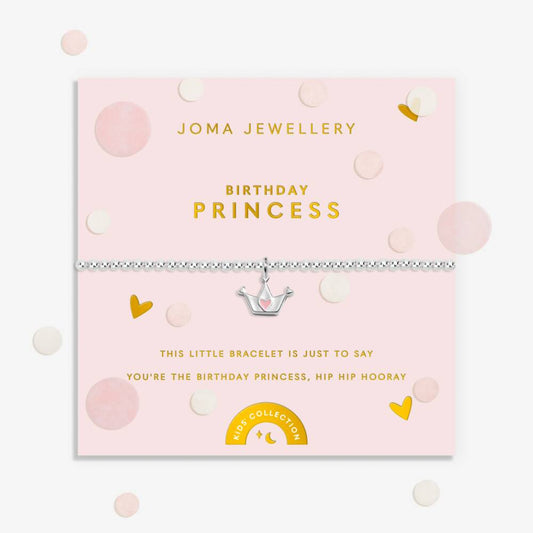 Joma Jewellery Kids Confetti A Little ’Birthday Princess ’ Bracelet