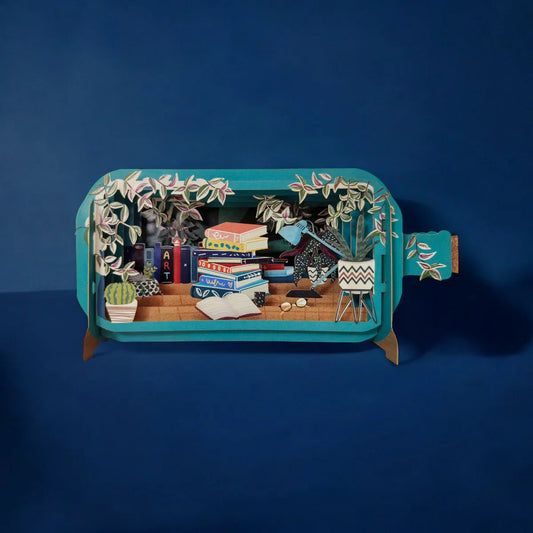 Alljoy Design Books Message In A Bottle Card