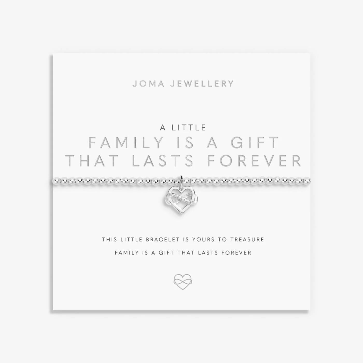 Joma a little ‘Family Is A Gift That Lasts Forever’ Silver Plating