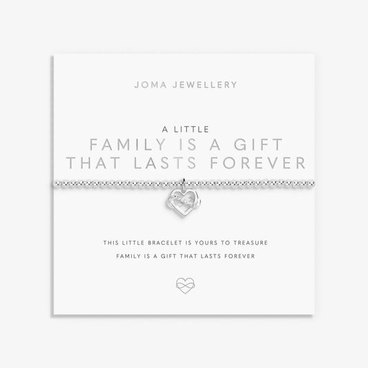 Joma a little ‘Family Is A Gift That Lasts Forever’ Silver Plating