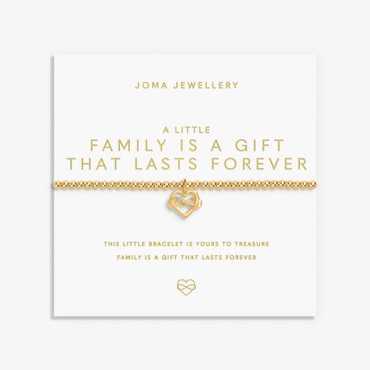 Joma a little ‘Family Is A Gift That Lasts Forever’ Gold Plating