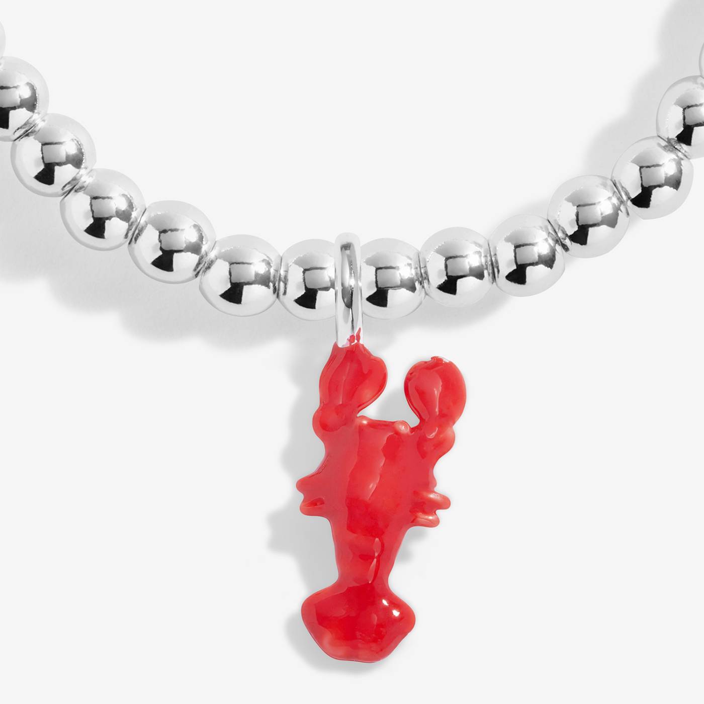 A Little Vibes 'You're My Lobster' Bracelet In Silver Plating
