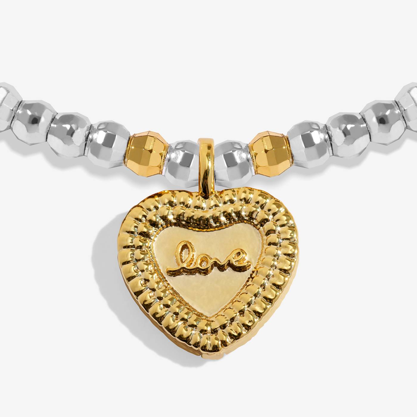Little Stories 'Birthday Love' Bracelet In Silver and Gold Plating