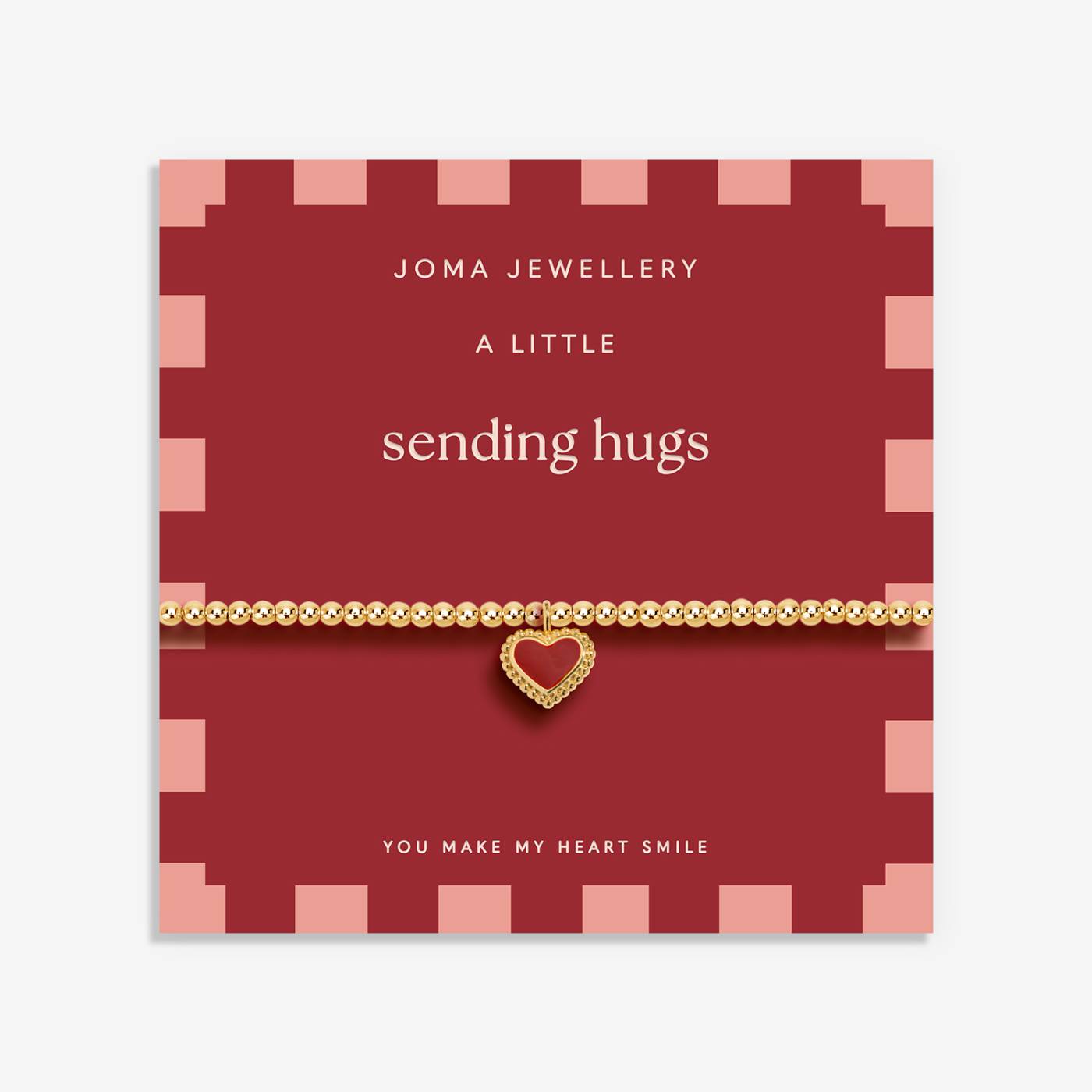 Autumn's Calling A Little 'Sending Hugs' Bracelet In Gold Plating