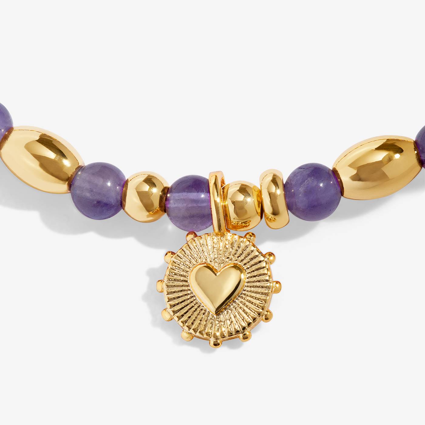 Affirmation Card 'Gratitude' Bracelet In Gold Plating