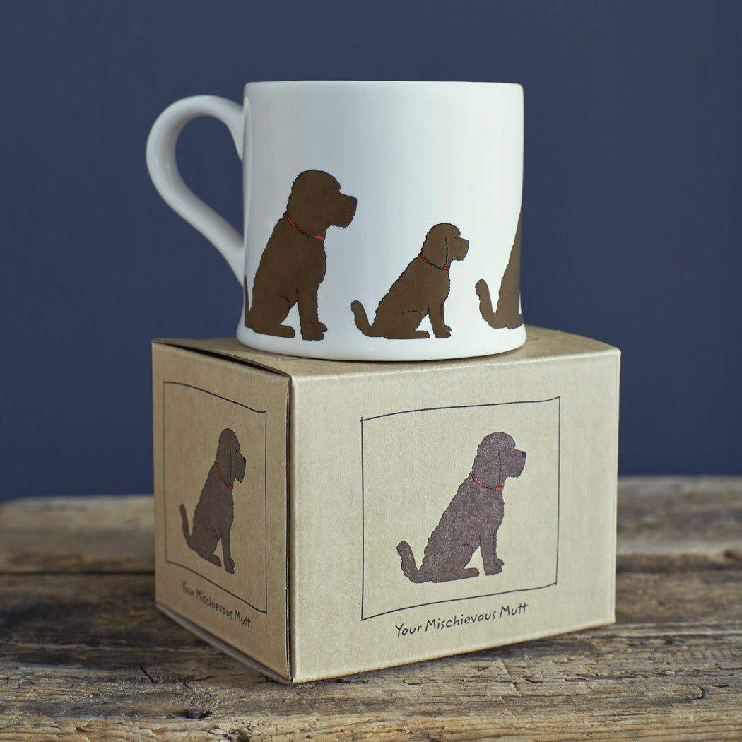 Cockatoo/Labradoodle (Chocolate) Mug