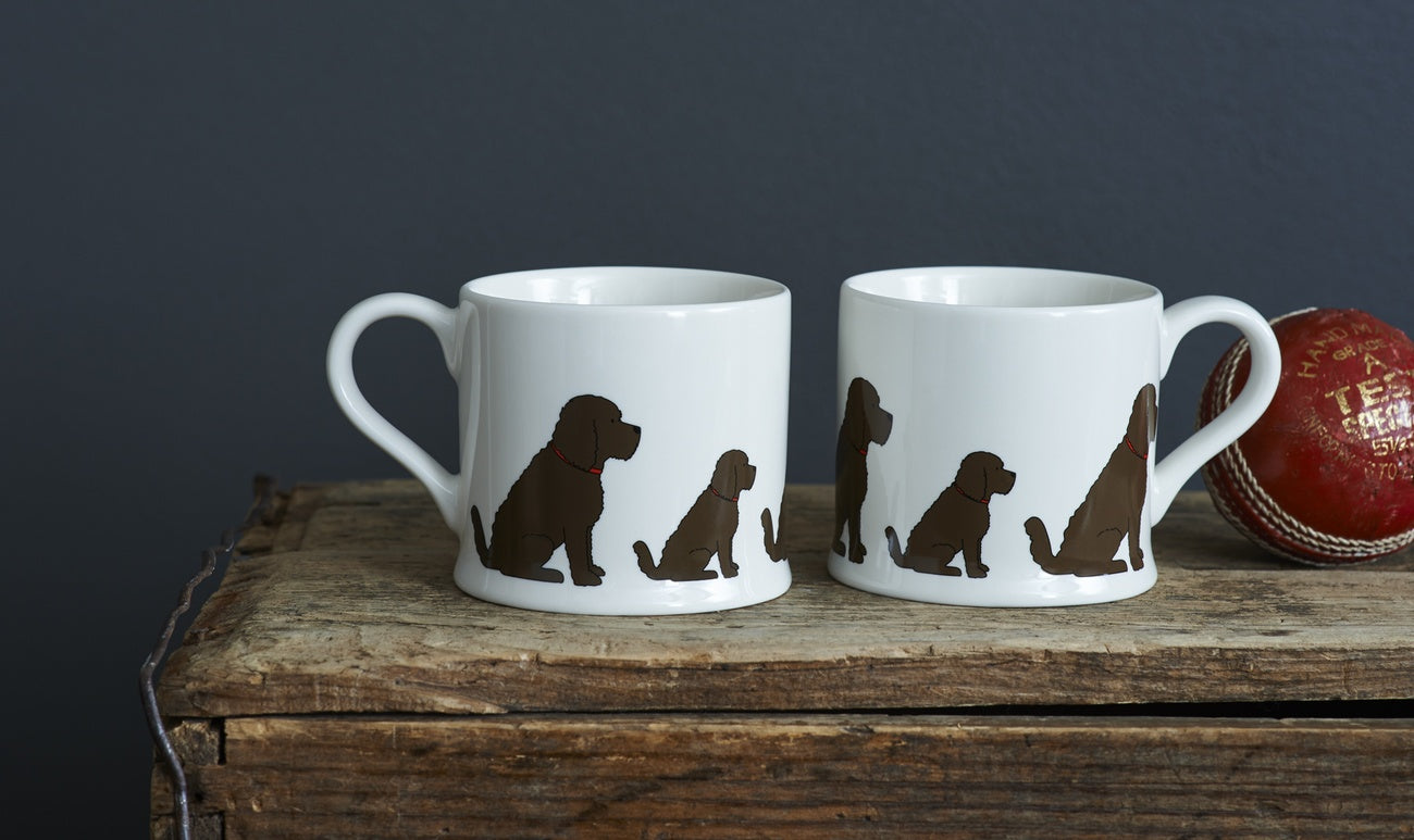 Cockatoo/Labradoodle (Chocolate) Mug