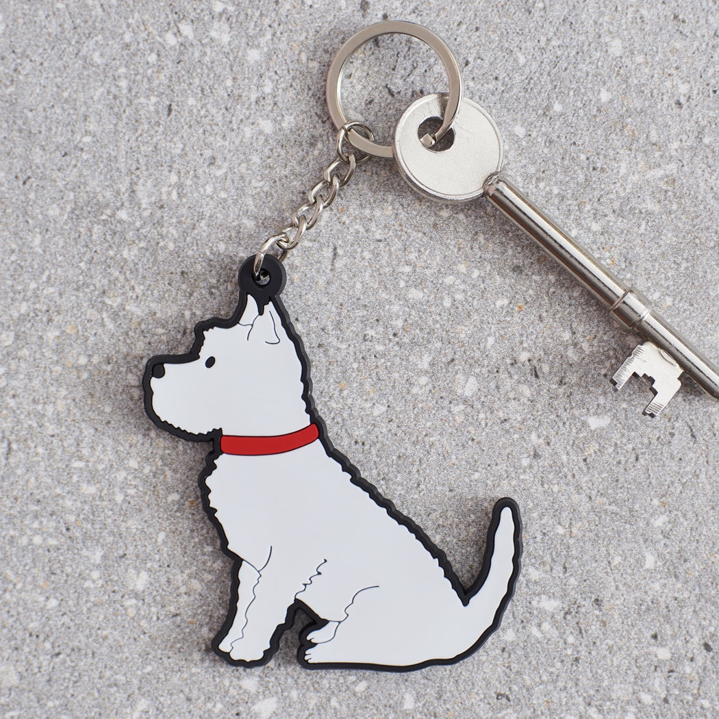 Westie Dog Keyring