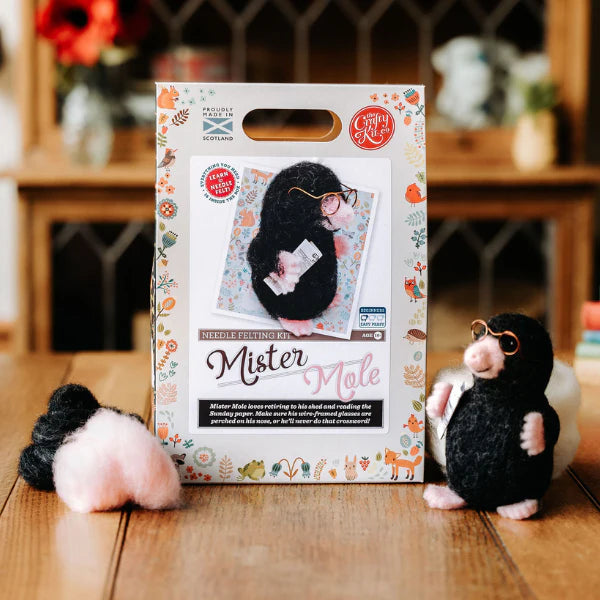 Mr Mole Needle Felting Kit