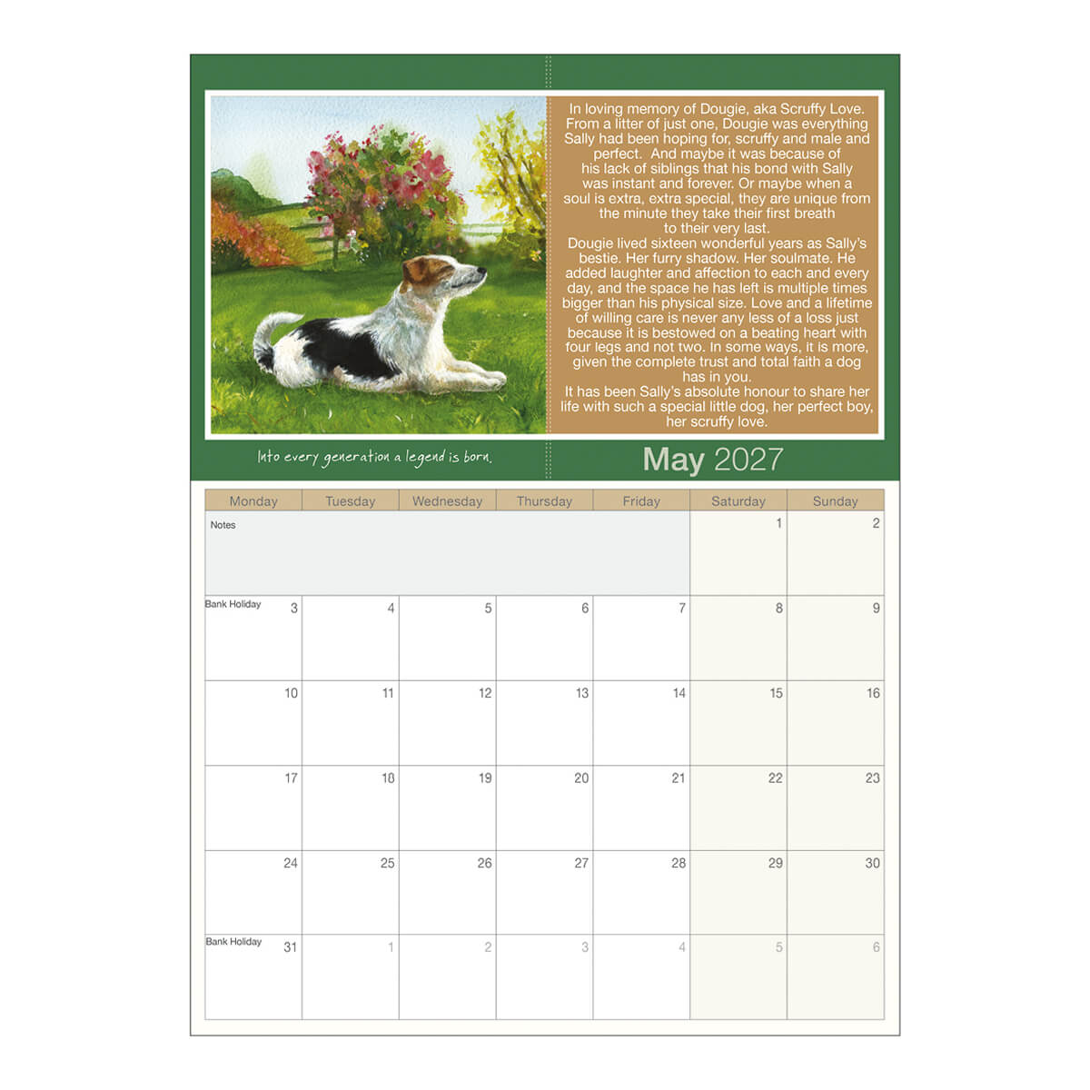 2027 Scruffy Mutts Calendar