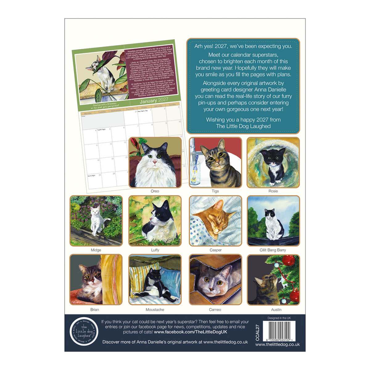 2027 Marvellous Moggies Calendar