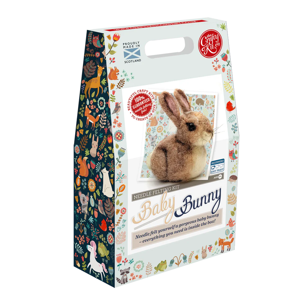 Baby Bunny Needle Felting Kit