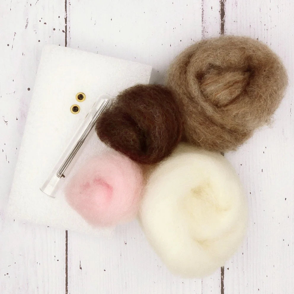 Baby Bunny Needle Felting Kit