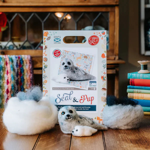 Seal & Pup Needle Felting Kit