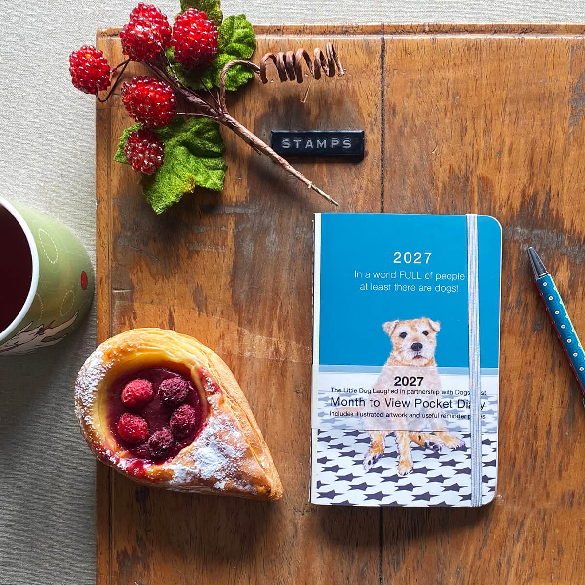 2027 The Little Dog Laughed Month to View Pocket Diary