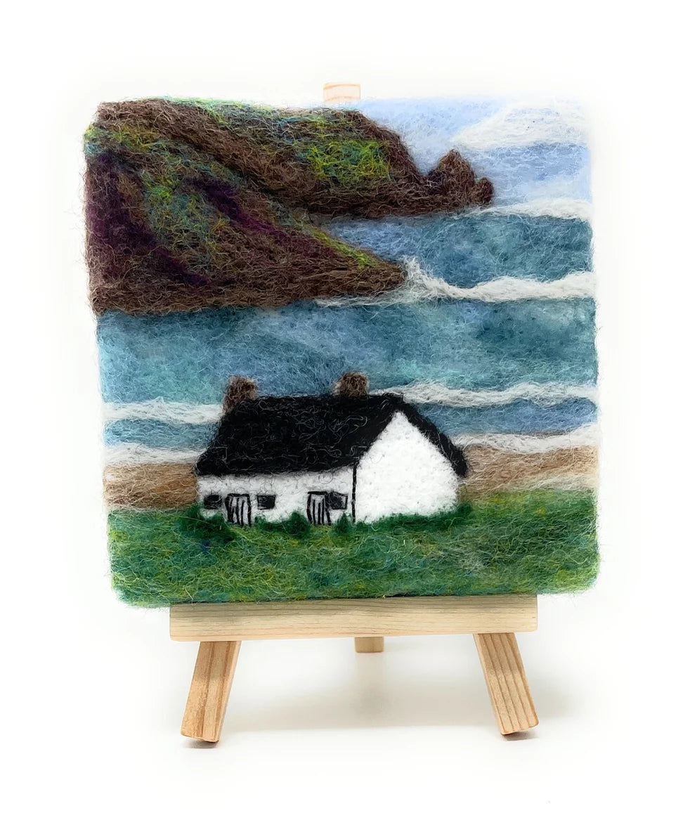 Mini Masterpiece Needle Felting Kit - Seashore Bothy Cottage