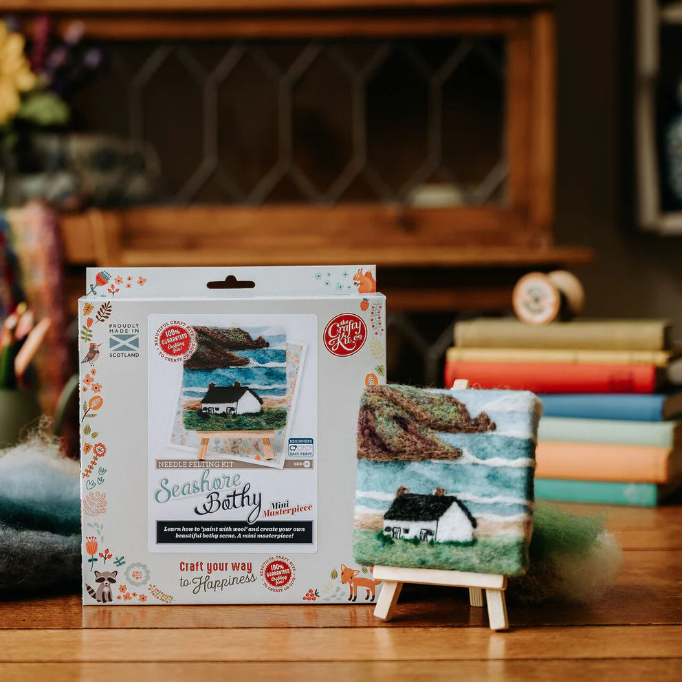 Mini Masterpiece Needle Felting Kit - Seashore Bothy Cottage