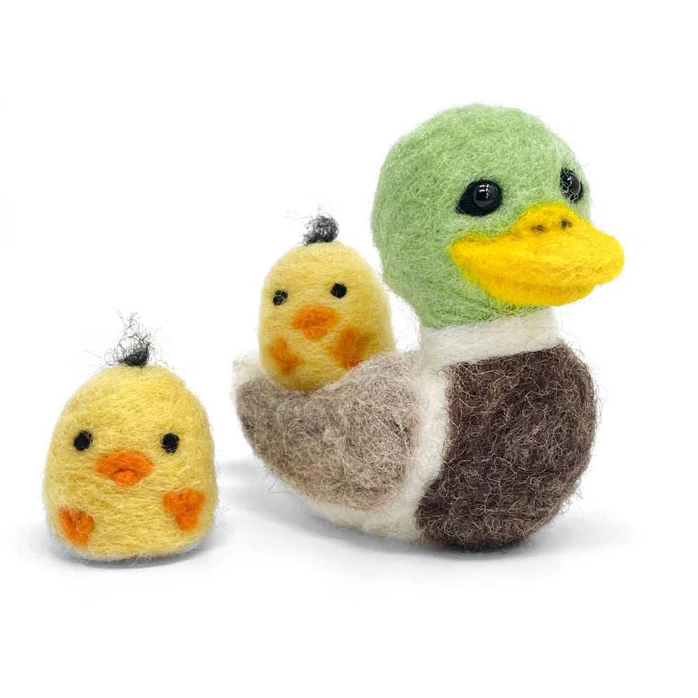 Duck & Ducklings Needle Felting Craft  Kit