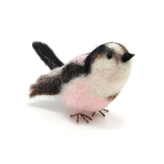 British Birds Long Tailed Tit Needle Felting Craft  Kit