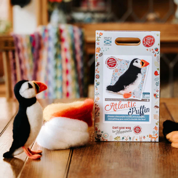 Atlantic Puffin Needle Felting Craft  Kit