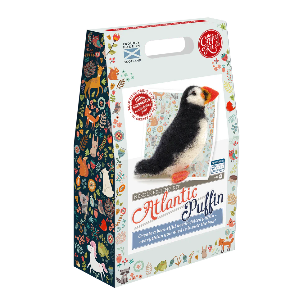 Atlantic Puffin Needle Felting Craft  Kit