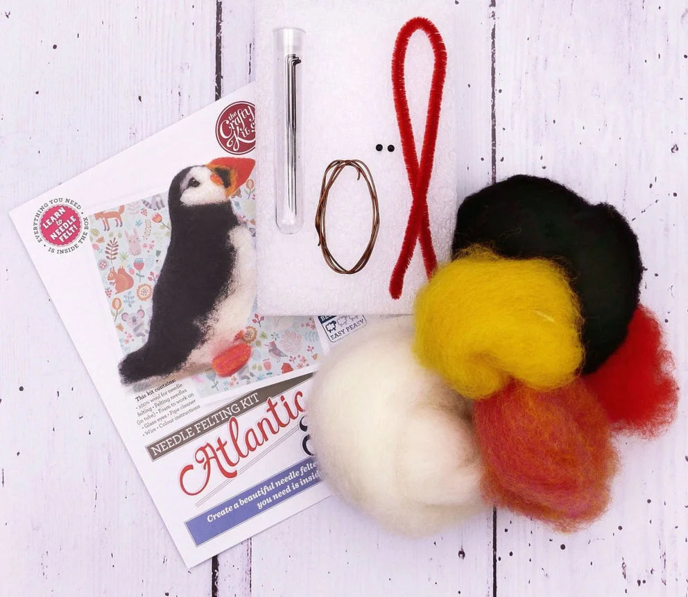 Atlantic Puffin Needle Felting Craft  Kit