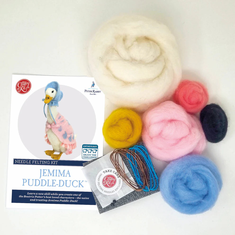 Beatrix Potter Jemima Puddleduck Needle Felting Craft  Kit