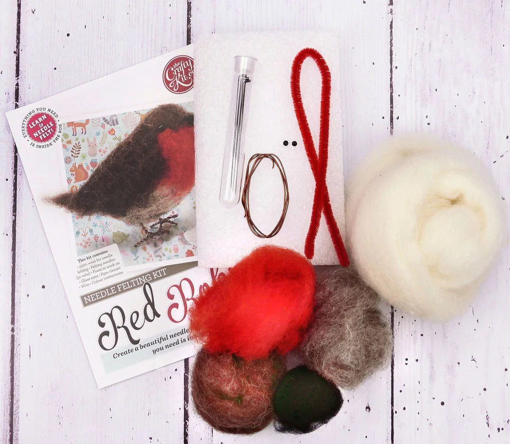 British Birds Robin Needle Felting Craft Kit