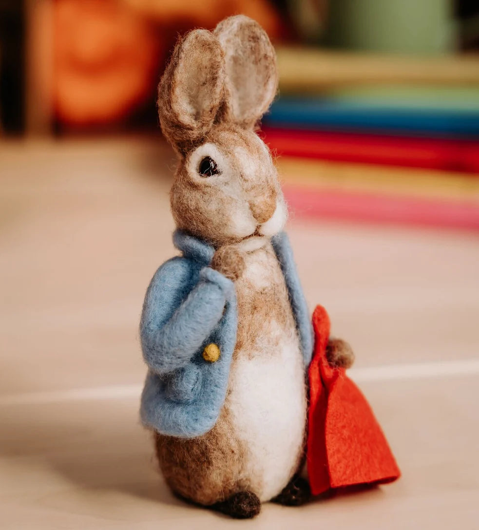 Beatrix Potter-Peter Rabbit and his Pocket Handkerchief Needle Felting Craft  Kit