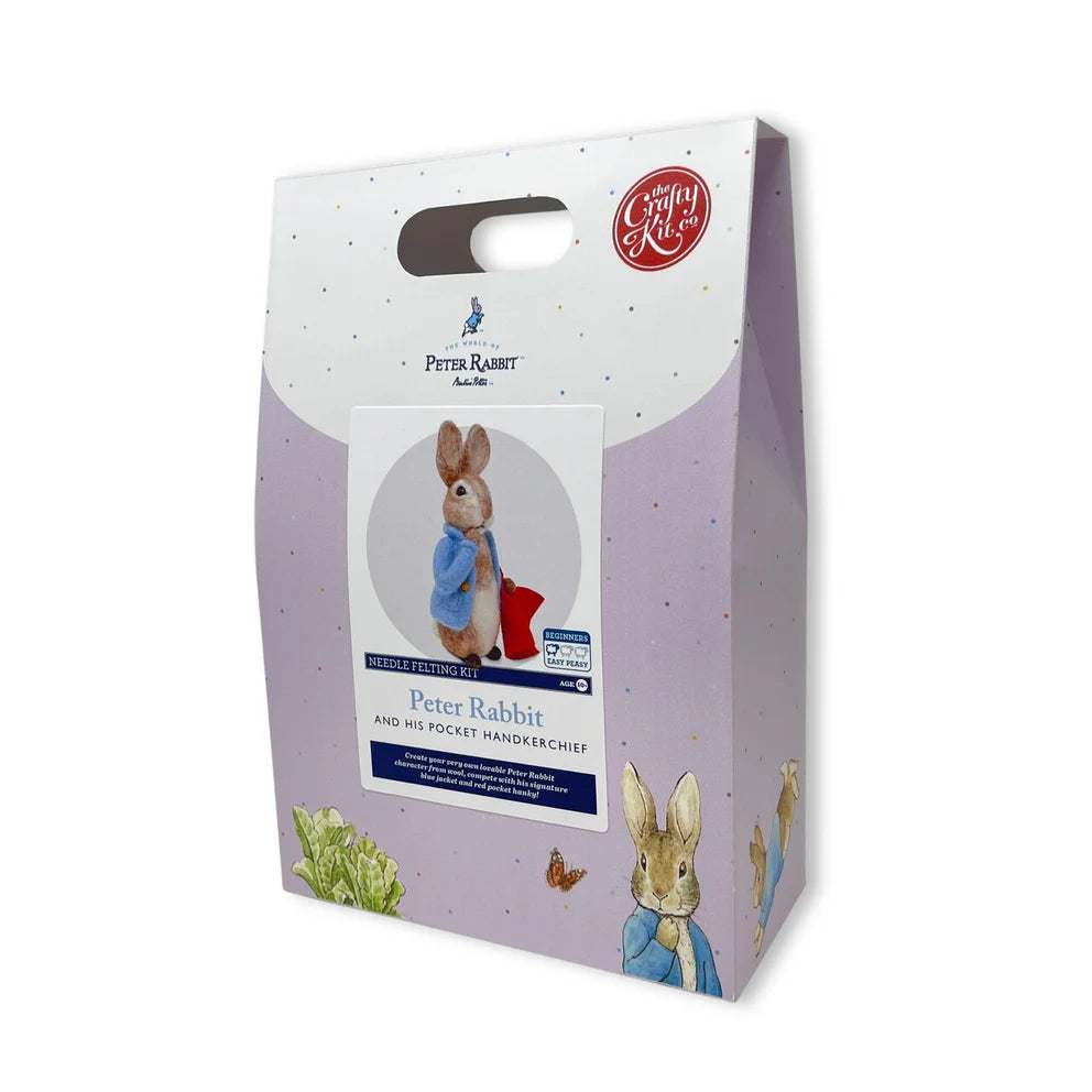 Beatrix Potter-Peter Rabbit and his Pocket Handkerchief Needle Felting Craft  Kit