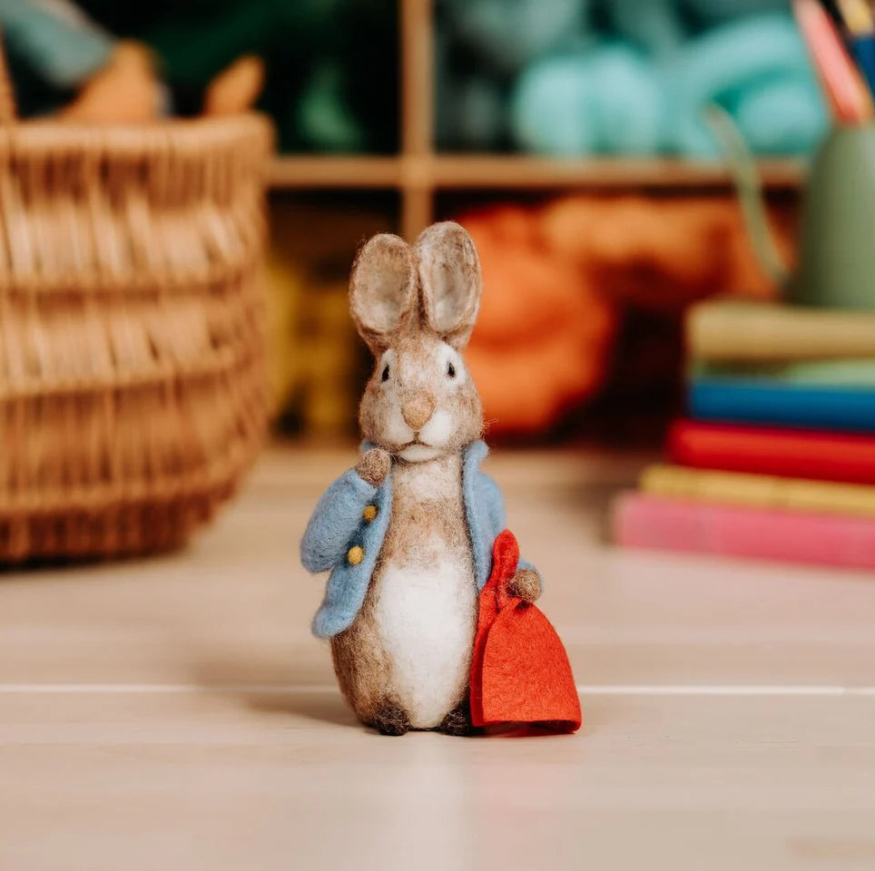 Beatrix Potter-Peter Rabbit and his Pocket Handkerchief Needle Felting Craft  Kit