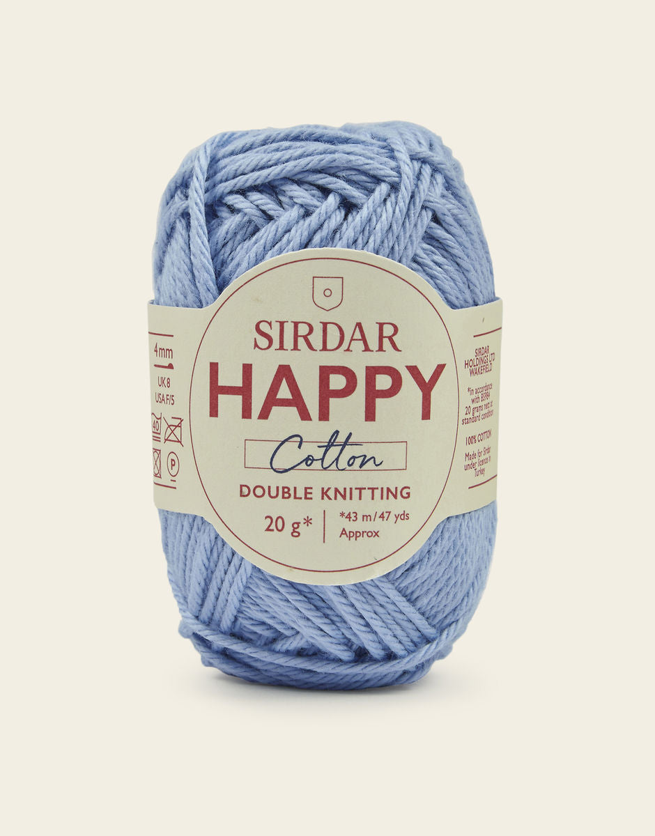 SIRDAR Happy Cotton Yarn - 20g