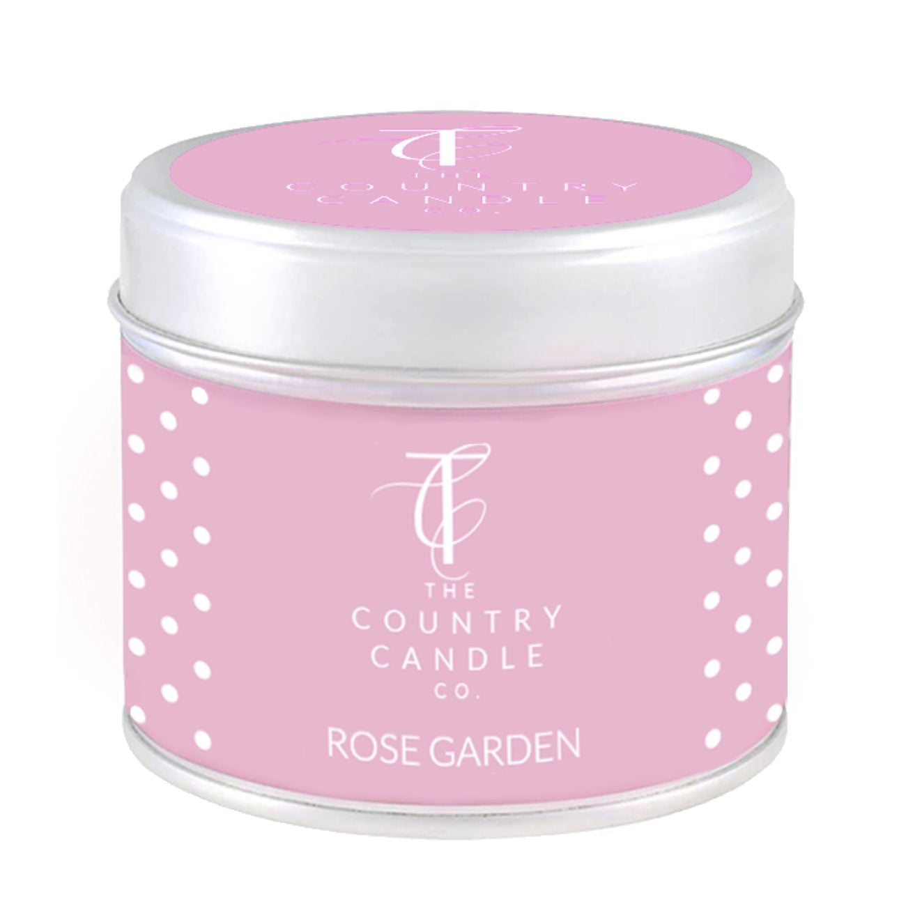 Quintessential Rose Garden Tin Candle